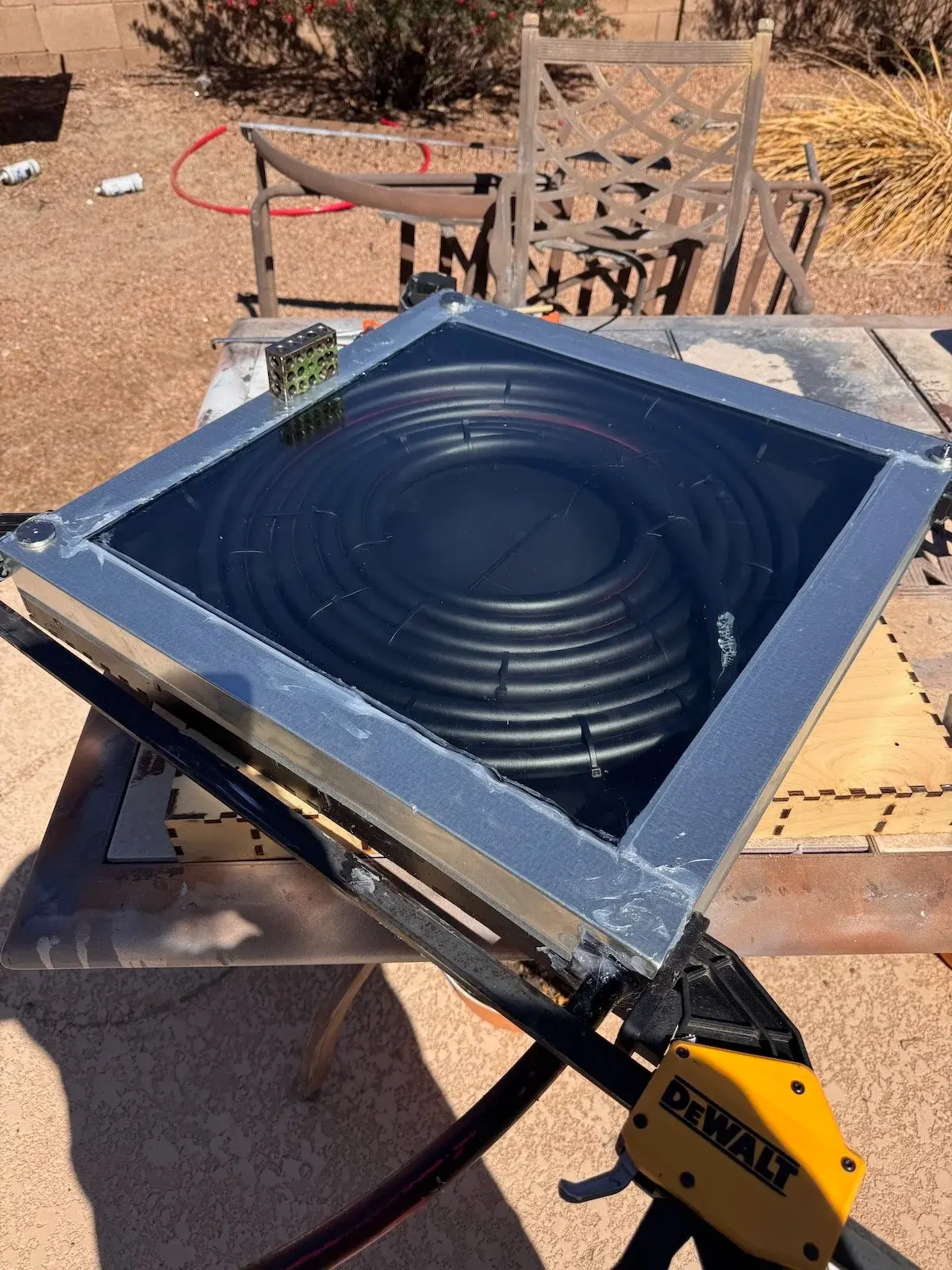 Photo of a finished water heater module