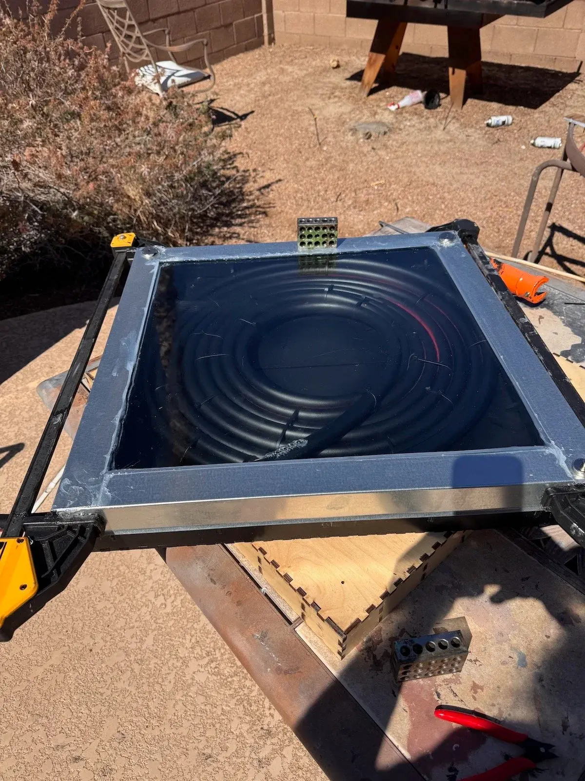 Photo of a finished water heater module