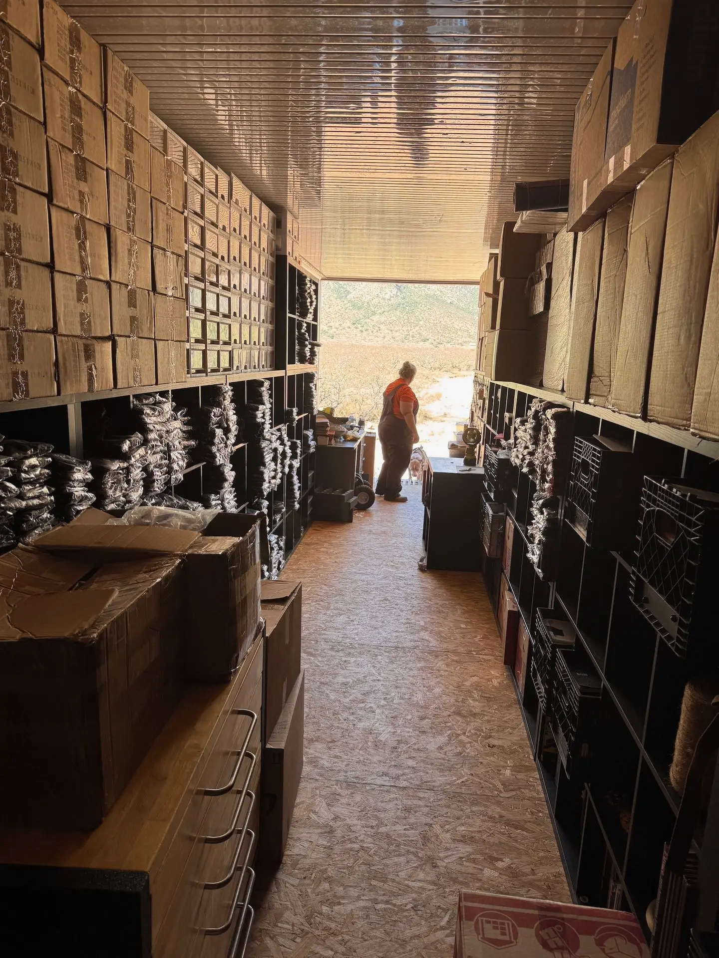 Warehouse taking shape