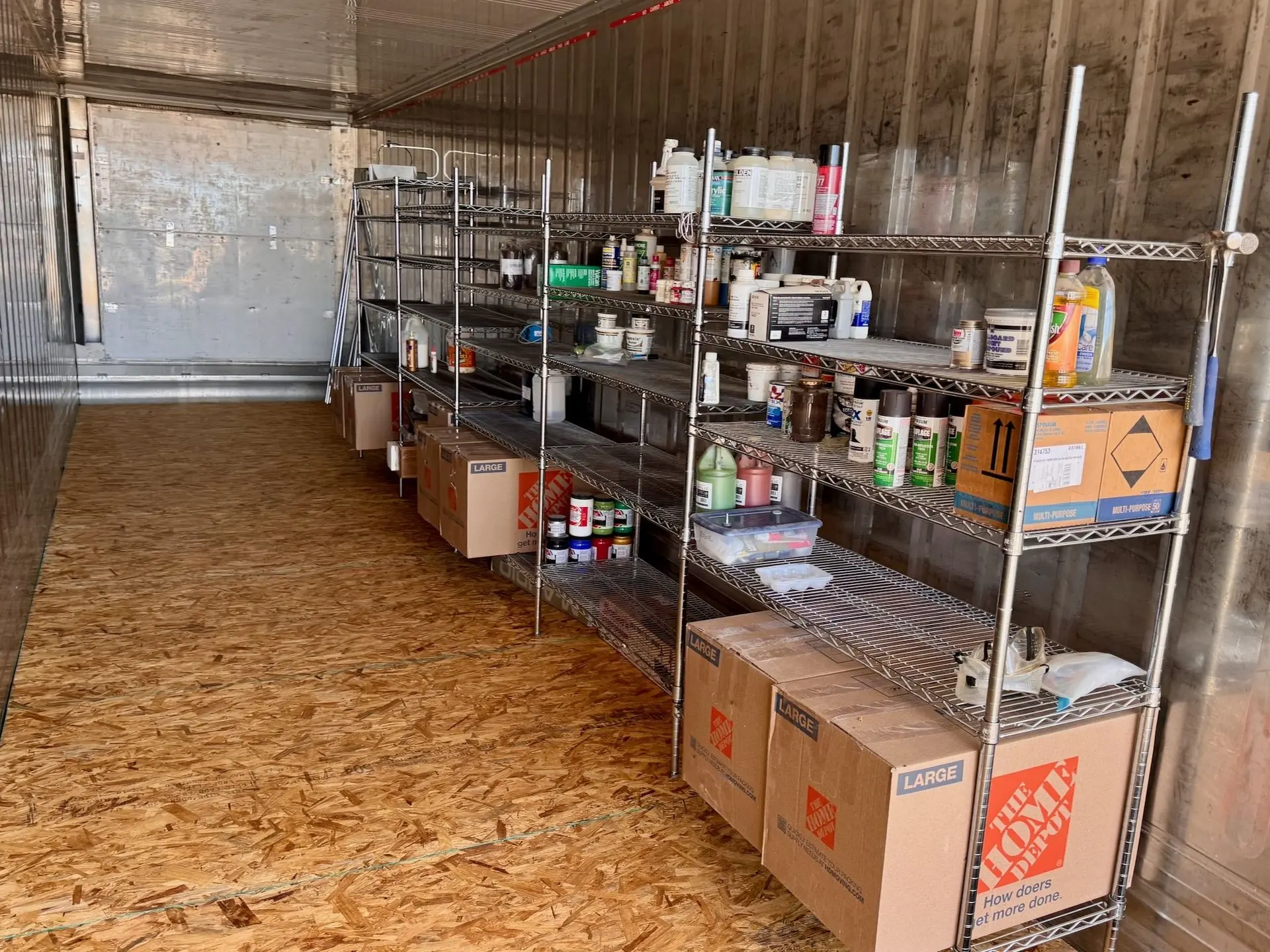 Shop starting to take shape