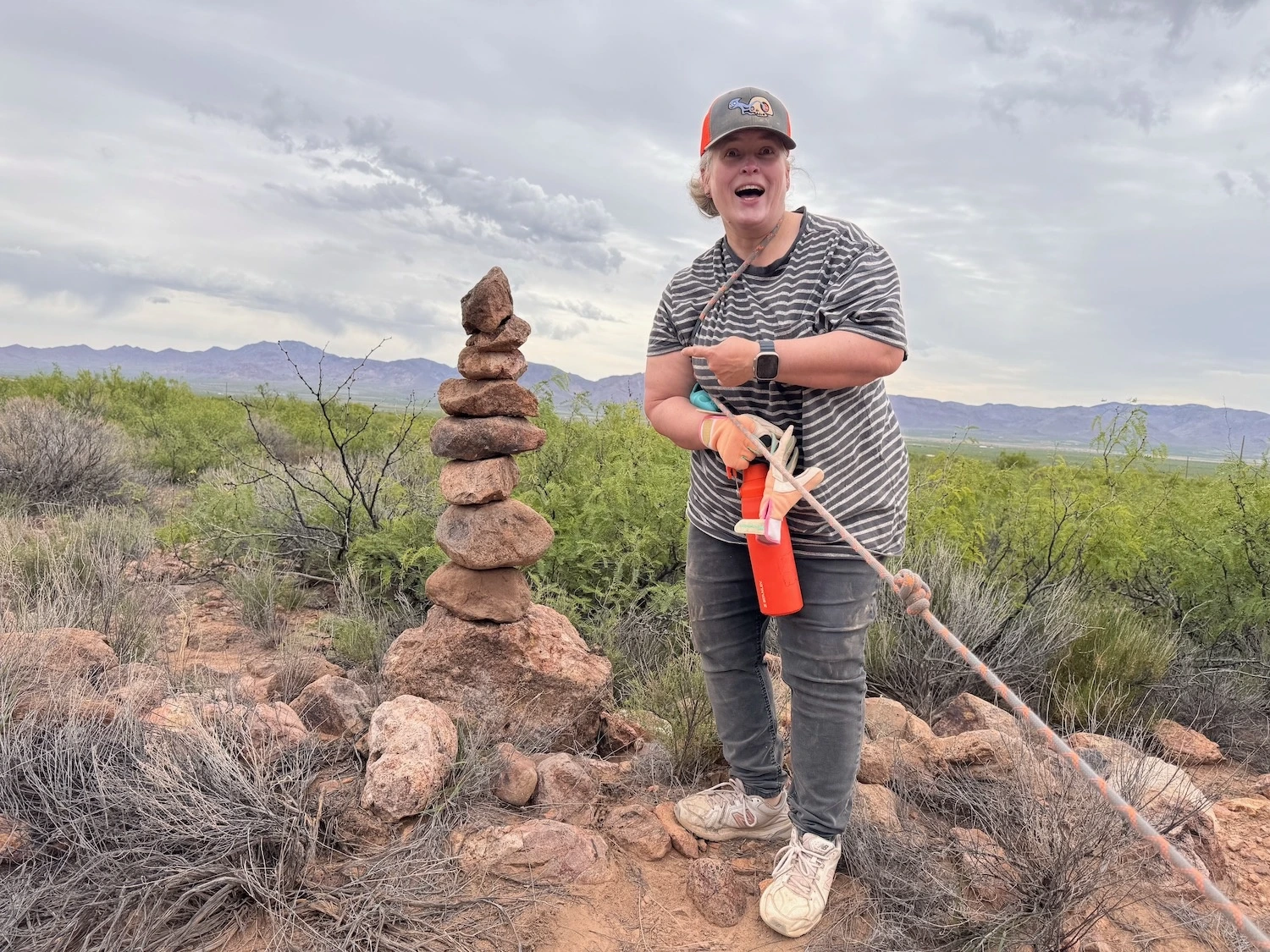 Dawna and the Rock Stack