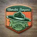 Monster Rangers Lagoon Creature Crest Patch