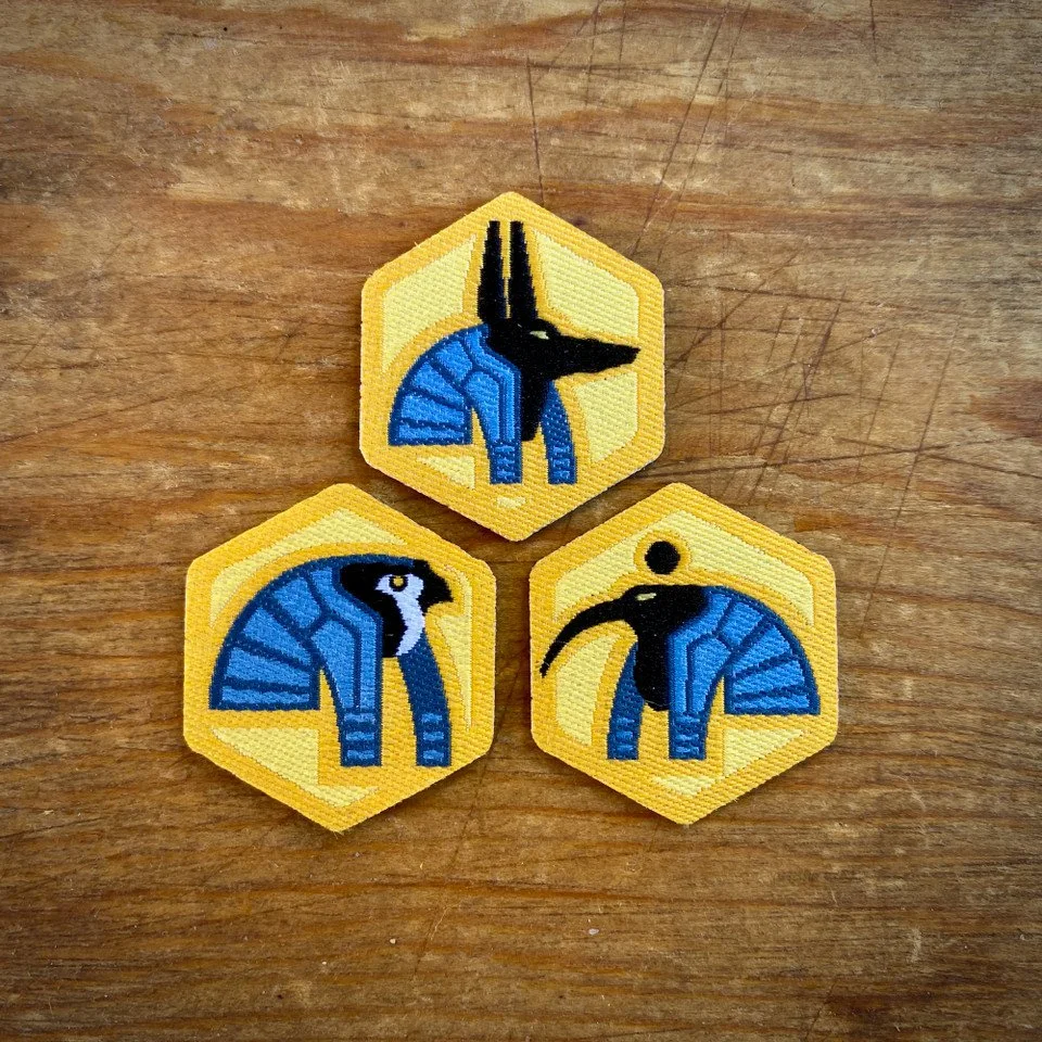 Egyptian Gods Badge Set