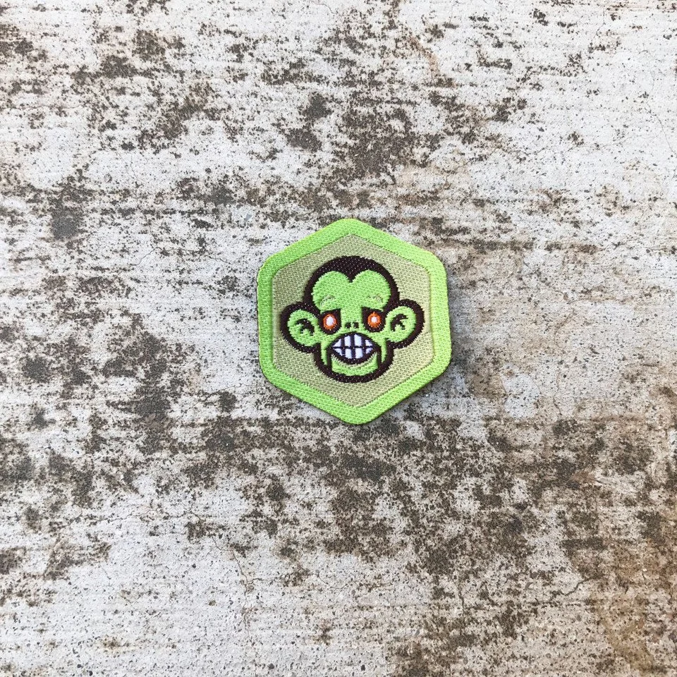 Zombie Puppet Badge