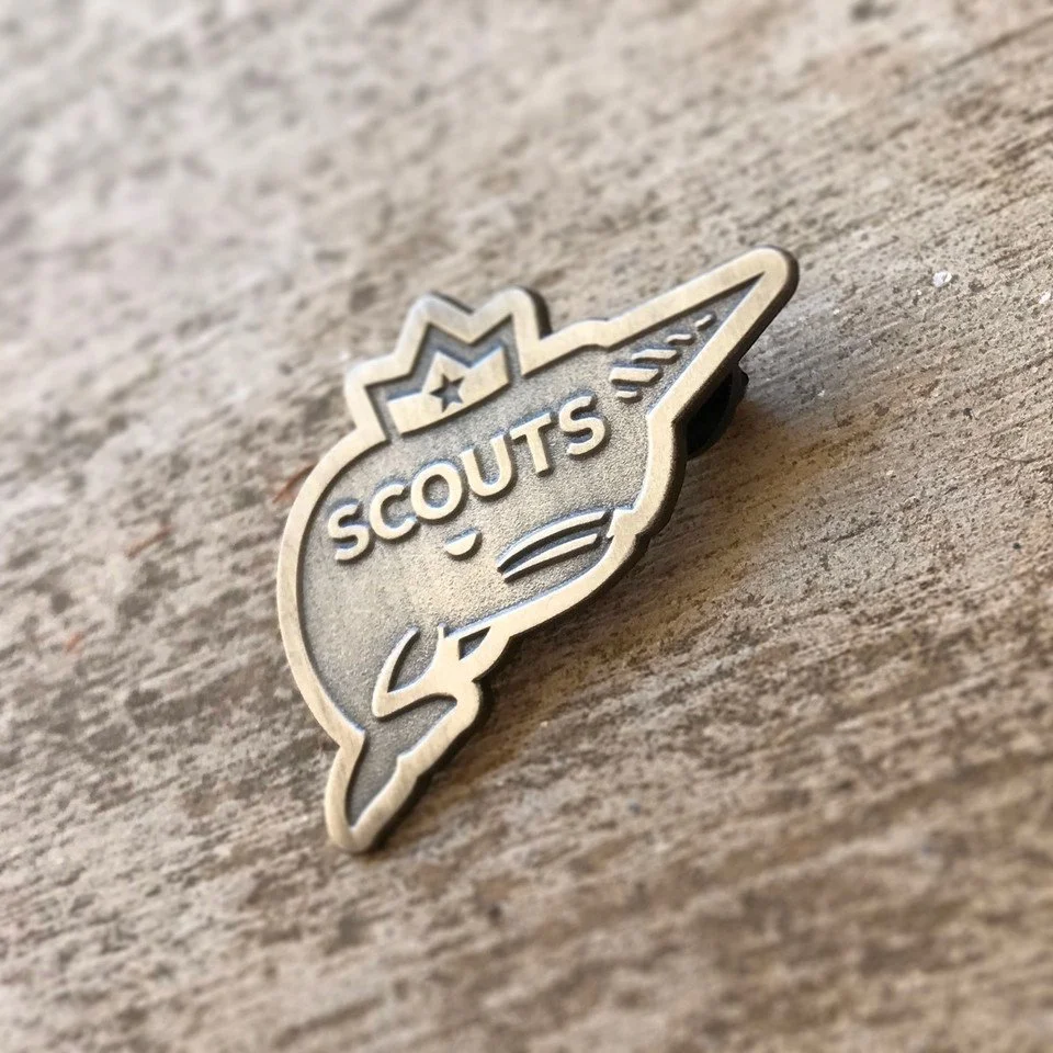 Deepsea Scouts Narwhal Pin