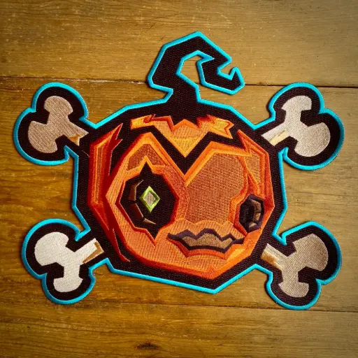 Big Jack-o-lantern Halloween Back Patch