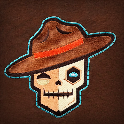 Big Skull Back Patch