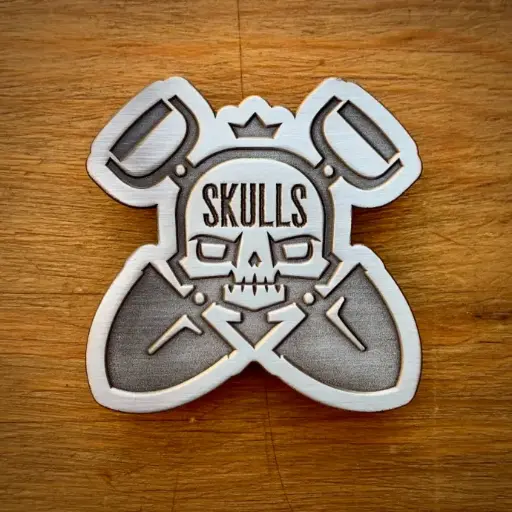 Skulls Metal Pin