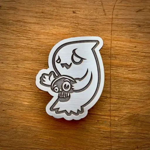 Ghost-n-Skull Metal Pin